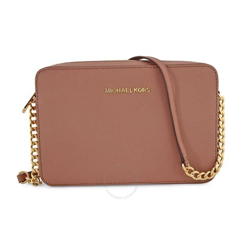 michael kors jet set travel crossbody bag dusty rose|Michael Kors studded crossbody bag.